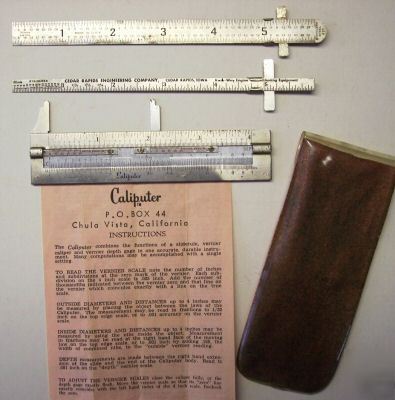 Stainless steel caliputer vernier scale caliper & ruler