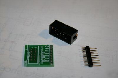 Avr jtag connector to breadboard adapter 2.54MM