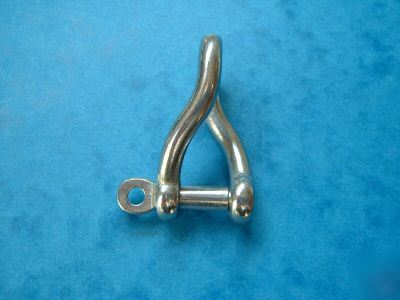 New brand 4MM stainless steel 316 twisted shackles