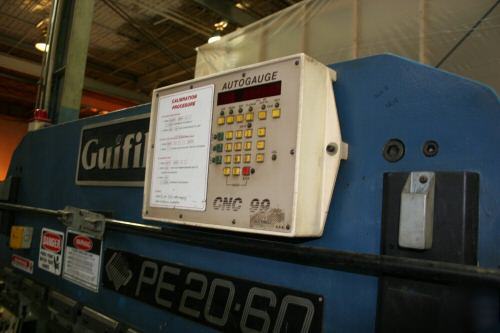 New guifil pe-2060 hydraulic press brake 1990