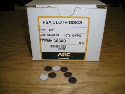 Psa cloth sanding discs - 1/2