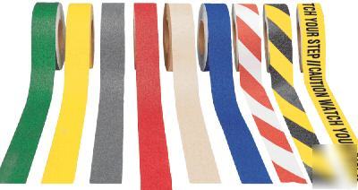 Red & white hazard stripe anti-slip (6