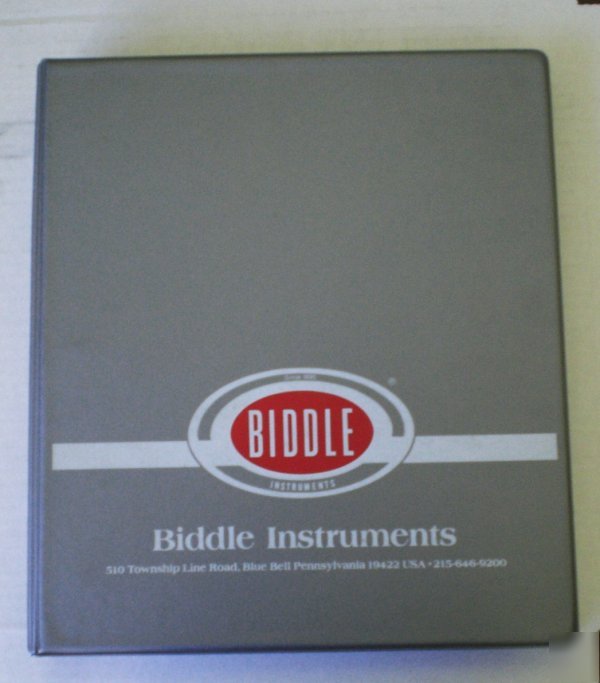 Biddle instruments catalog - $5 shipping 