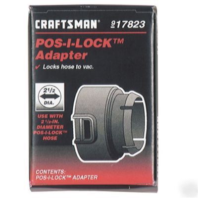 Craftsman 17823 pos i lock hose adapter nip