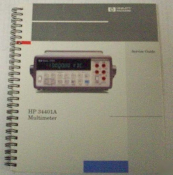 Hp 34401A multimeter service guide - $5 shipping 
