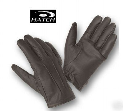 New hatch TLD40 leather dress lined search gloves large 