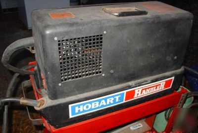 Hobart handler argon welder wire feed mig w/ bottles