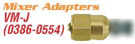 New 0386-0554 turbo torch vm-j mixer adapter - 