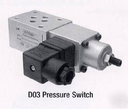 Hydraulic pressure switch 90-500 psi pressure range