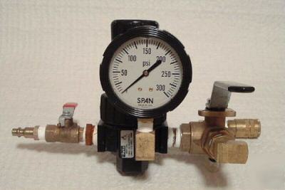 Parker air pressure regulator & psi gage, ( # 06R313AC)