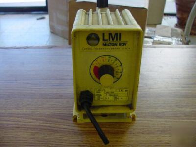 Lmi / milton roy J061-95T metering pump =