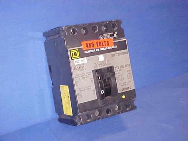 Square d molded case circuit breaker FLA34100