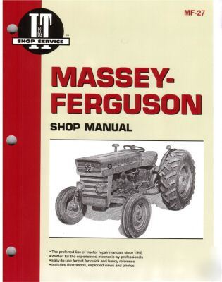 Massey ferguson mf 135 165 tractor workshop manual