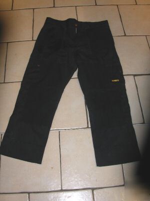 New dewalt multi pocket work trousers brand waist 38