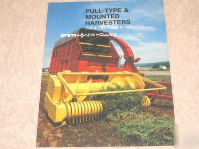 New sperry holland pull-type mounted harvester brochure
