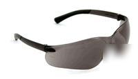 Safety glasses bearkat by crews black frame grey lenses