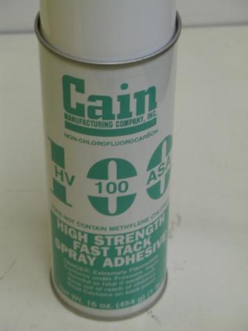 12 cain fast tack spray fabric wood foam adhesive glue