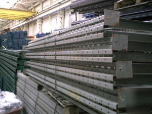 8 bays of finspa pallet racking - 2865MM beams