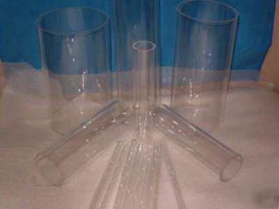 Clear acrylic tubes 6