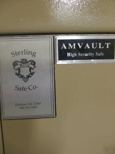Amsec amvault, TL15 fire & burglary safe 52X31X29 