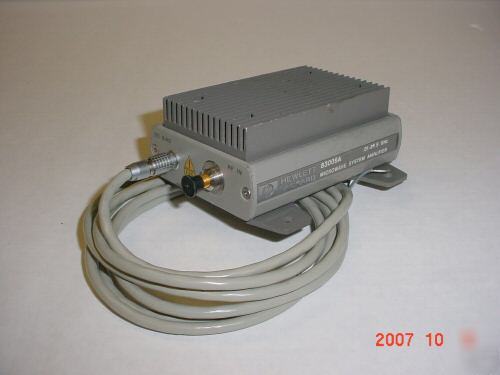 Hp / agilent 83006A microwave system amplifier