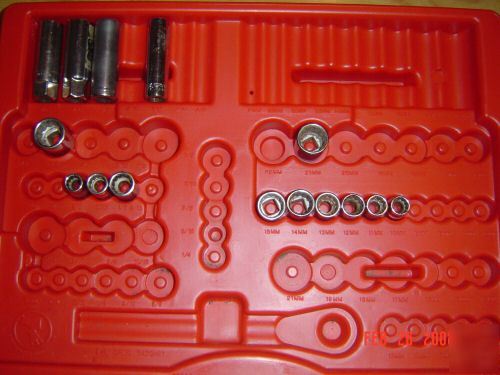 Craftsman sockets,wrenches, ratchet,and tool box