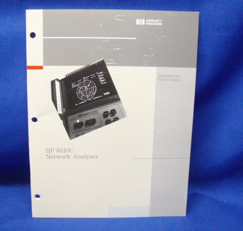 Hp 8510C analyzer introductory user's guide