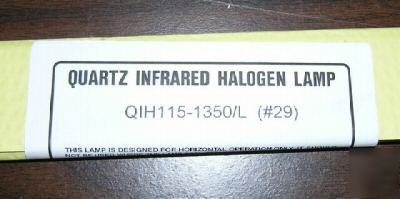 Quartz infrared halogen lamps #29 (ushio oregon inc) 