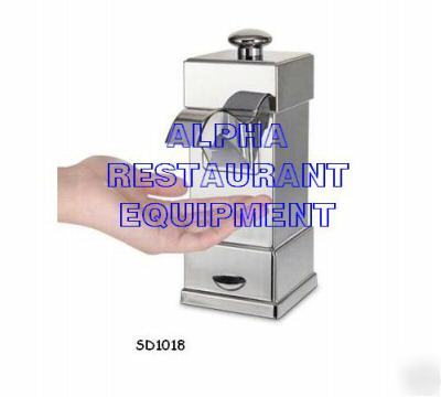 Touch-free chrome liquid soap dispenser - free shipping