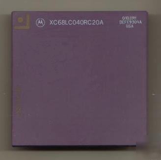 Motorola 68040 cpu - XC68040RC20A