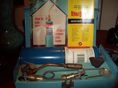 Bernzomatic master torch kit complete with manual