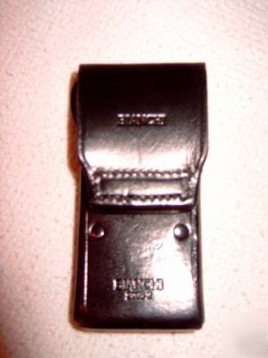 Bianchi two way leather radio holder