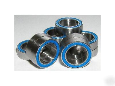 10 ball bearings 8X19 X6 chrome steel - rubber seal