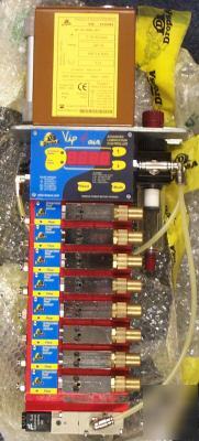Dropsa vip 4 air lubricator system w/ 8 micro-pumps