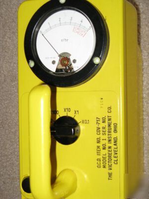Victoreen cd v-717 geiger counter radiological meter #1