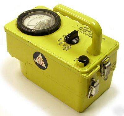 Geiger Counter on Victoreen Cd V 717 Geiger Counter Radiological Meter  1