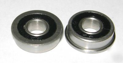 New FR4-2RS flanged bearings, 1/4