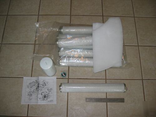 Exhaust filter kit fits busch 0400 & 0630 vacuum pump 