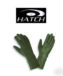 Hatch od green flight police military nomex gloves sm
