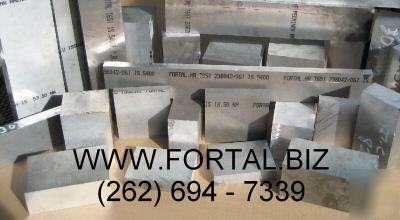  aluminum plate 2.106 x 2 7/8 x 18 T651 fortal