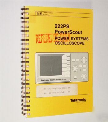 Tektronix tek 222PS original operators manual