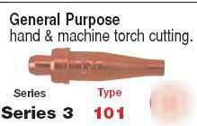 Victor 0331-0009 series 3 size 00 cutting tip/acetylene