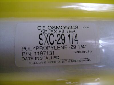 Ge osmonics selex filter sxc-19 1/4 case of 20