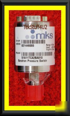 Mks 51A single-ended absolute vacuum switch 10 torr 
