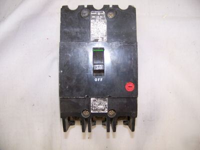 Ge tey circuit breaker TEY330 30 amp 3 pole bolt on
