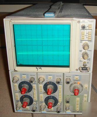 Tektronix 5113 dual beam storage oscilloscope mainframe