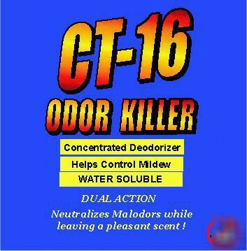 Ct-16 odor killer - dual action deodorizer - gallon sz