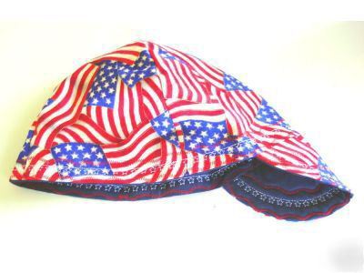 New usa flag print america welding hat 8 hats fitter