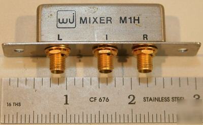Watkins-johnson rf mixer 1.8-6.2 ghz sma model M1H