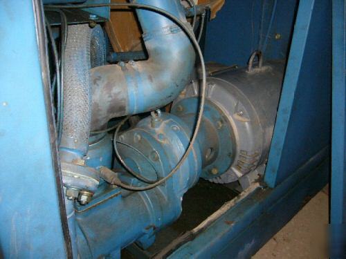100 hp comp air kellog rotary screw compressor 